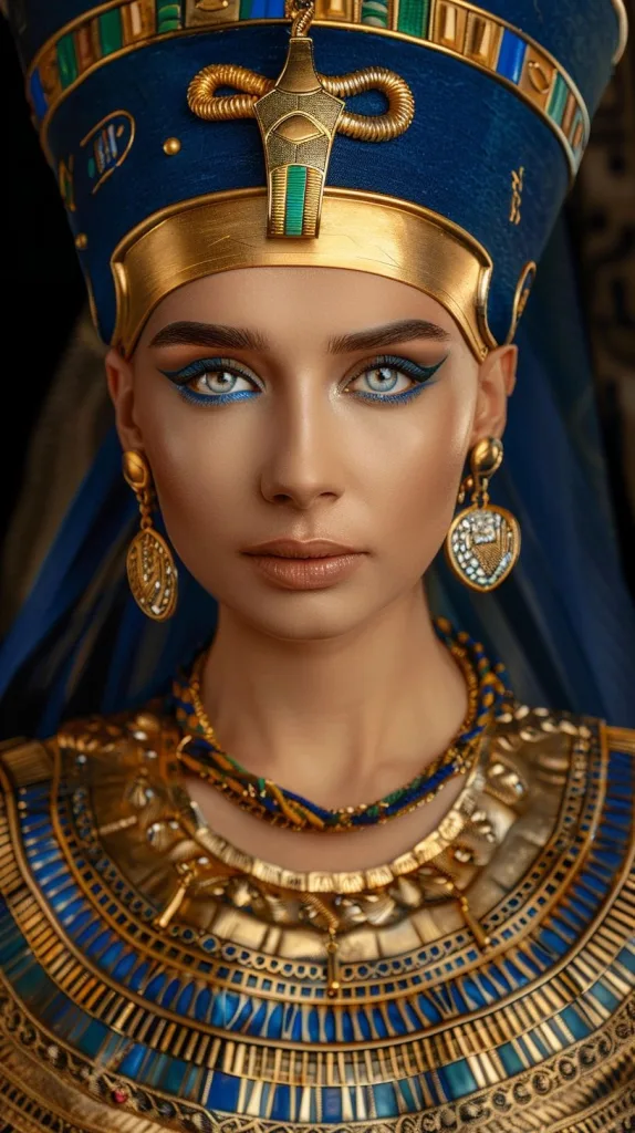 Cleopatra, EEN VOORBEELD zonder emotie in het gezicht