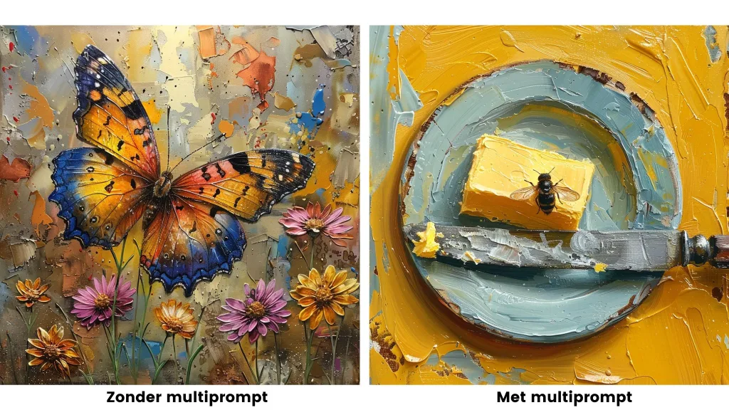 Een voorbeeld van multiprompt in Midjourney