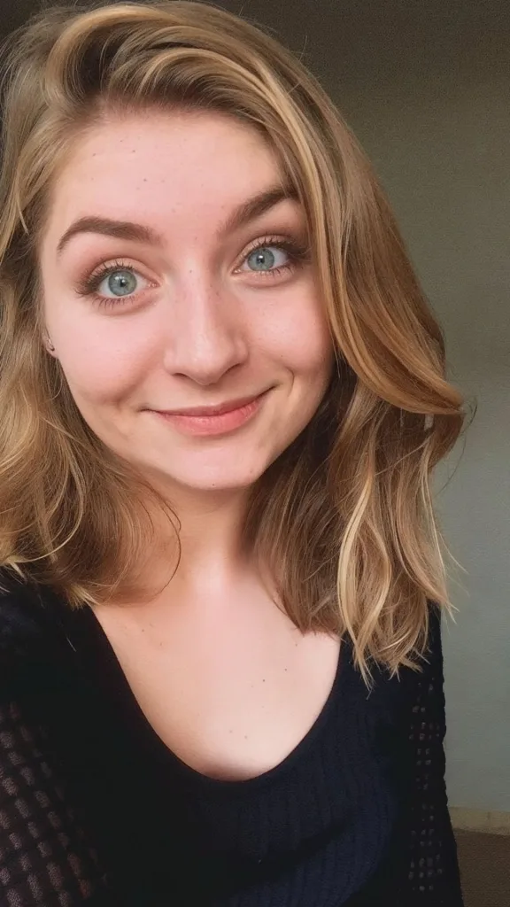 Realisme met AI - selfie van een vrouw