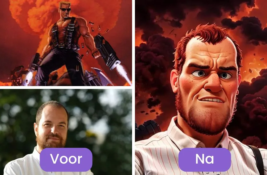 Style transfer voorbeeld
