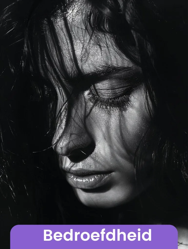 Vrouw - bedroefd