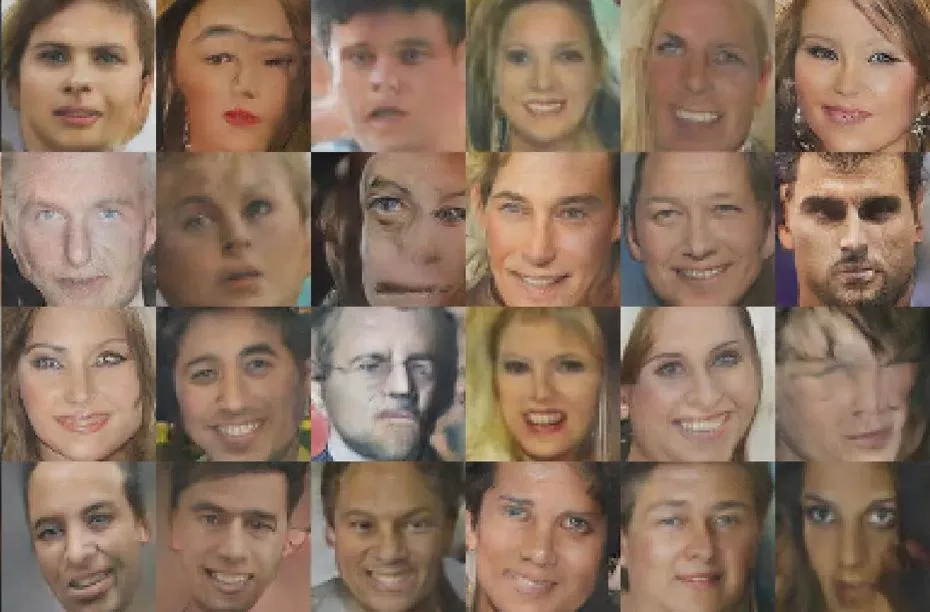 AI in 2014 - voorbeeld met 24 gezichten