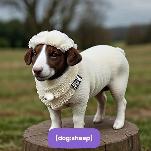Dog sheep voorbeeld